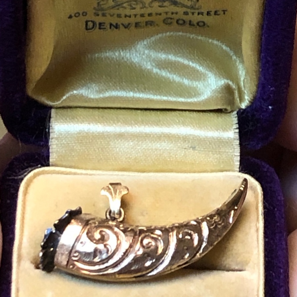 Georgian Victorian horn charm - Picture 7 of 15